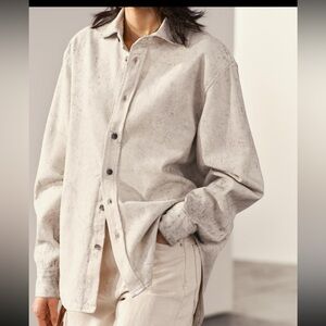 ZARA DÉGRADÉ DENIM SHIRT ZW COLLECTION